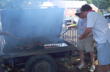 Parade grill team July 4, 2003